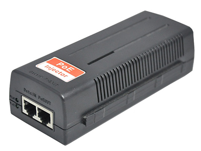 Foto Inyectores PoE compatibles con los estándares 802.3af/at/at+